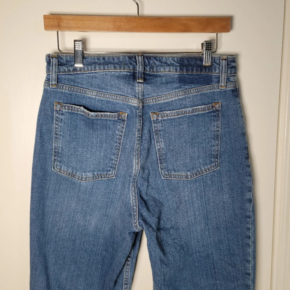 Abercrombie & Fitch Curve Love High Rise Mom Jeans | Distressed Size 29/8R NWOT - Picture 10 of 11